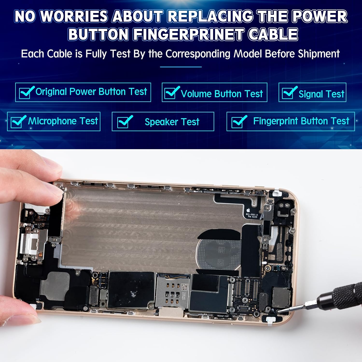 for Google Pixel 6 Pro Fingerprint Sensor Flex Cable Replacement for Pixel 6 Pro Home Buttons Fingerprint Flex Cable Accessories Part