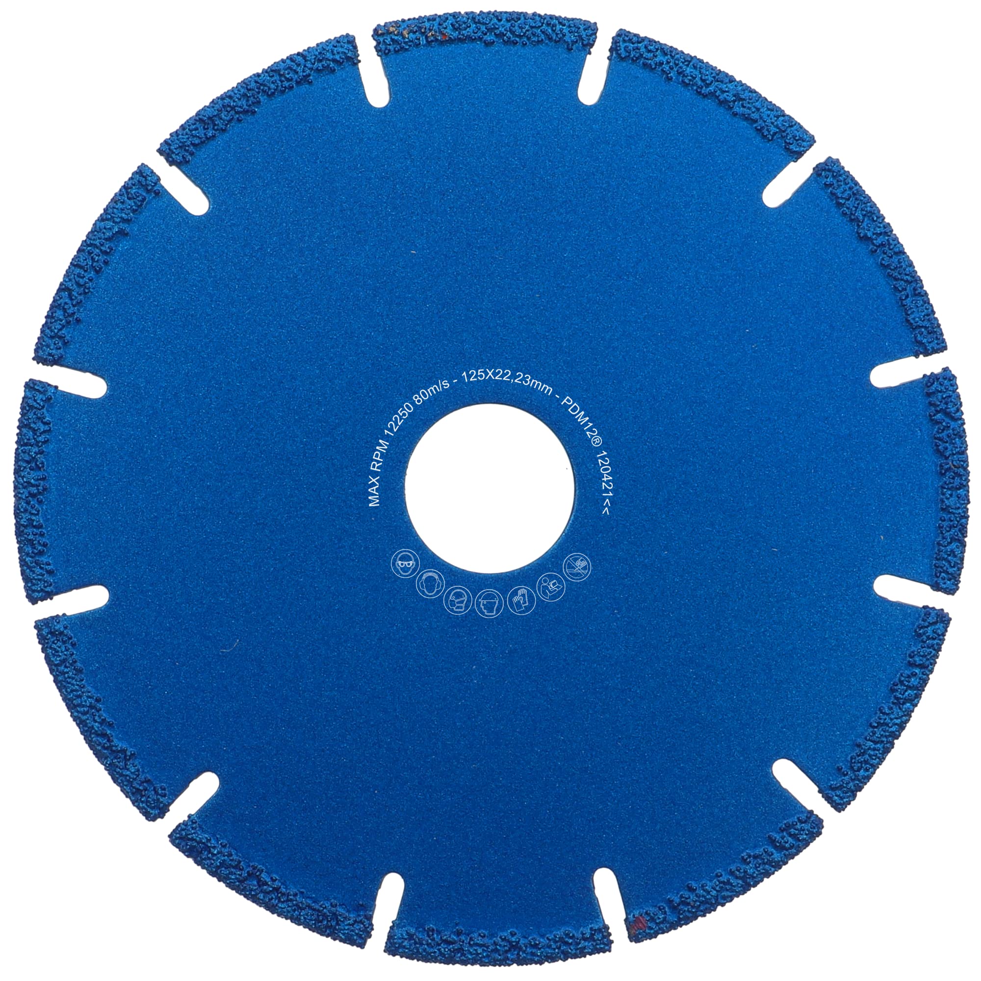 PRODIAMANT Disque diamant pour coupe universelle Titanit 125 mm x 22,2 mm Multicut, coupe tous les matériaux de construction