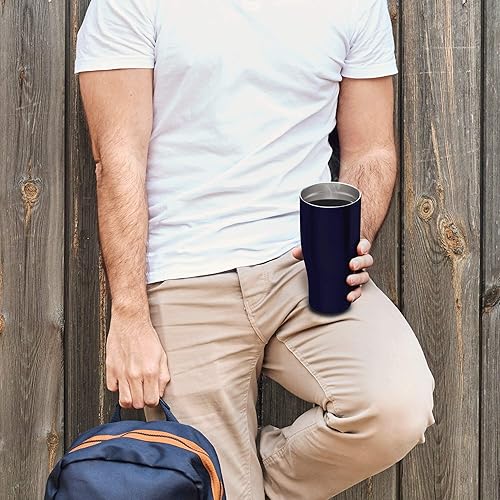 Miniatura 139 de Tazas de viaje personalizadas de acero inoxidable de 27 onzas, juego de 10, paquete personalizado a granel, perfectas para café, refrescos, otras