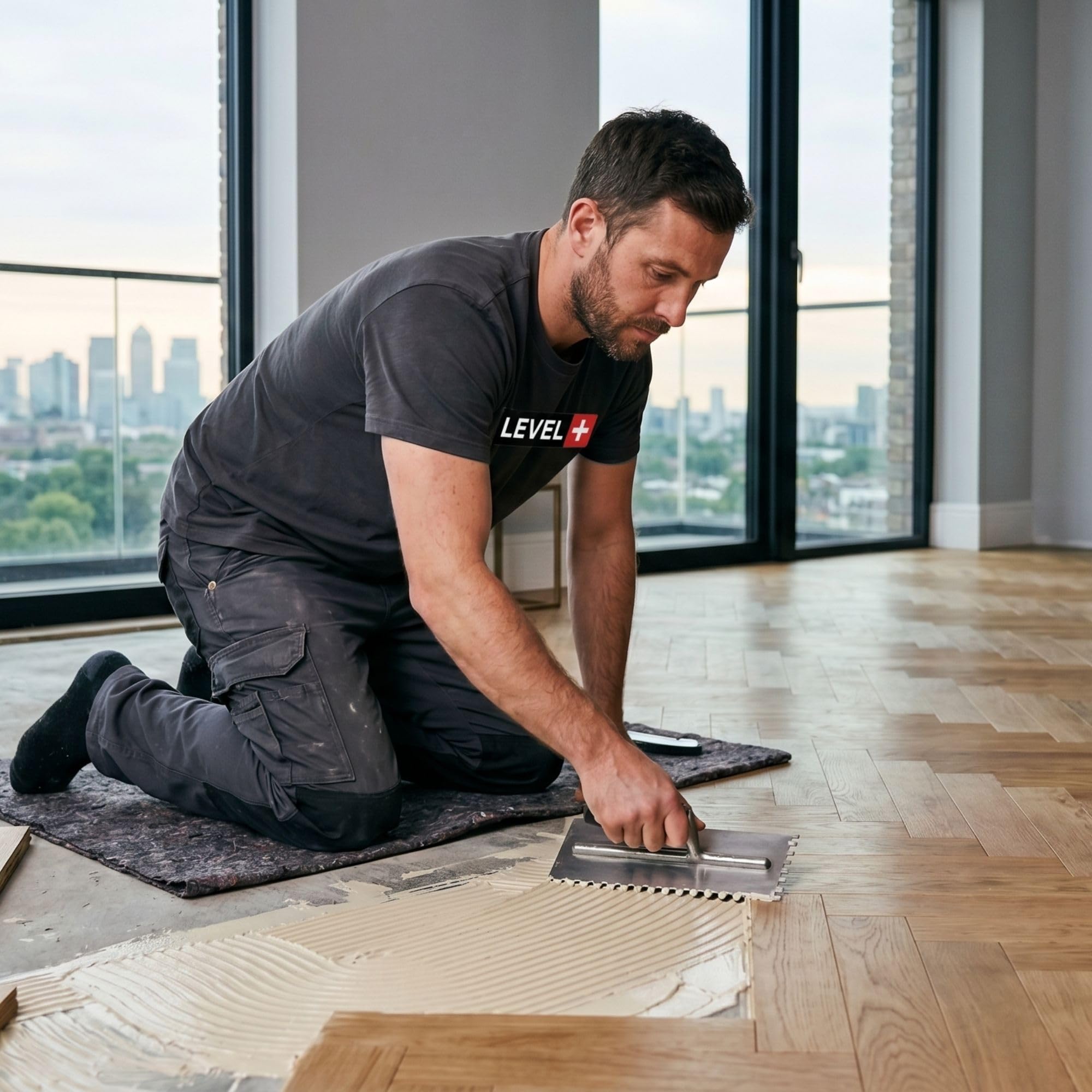 LEVEL+27 Colla per parquet Flex Silan, 1K-MS, 7 kg, per parquet, sughero e pavimenti in legno
