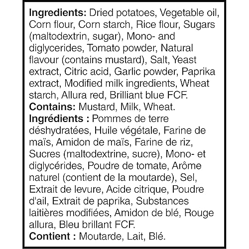 Vista 9 de Pringles Patatas fritas, salsa de tomate, 156 gramos/5.50 oz {Importado de Canadá}