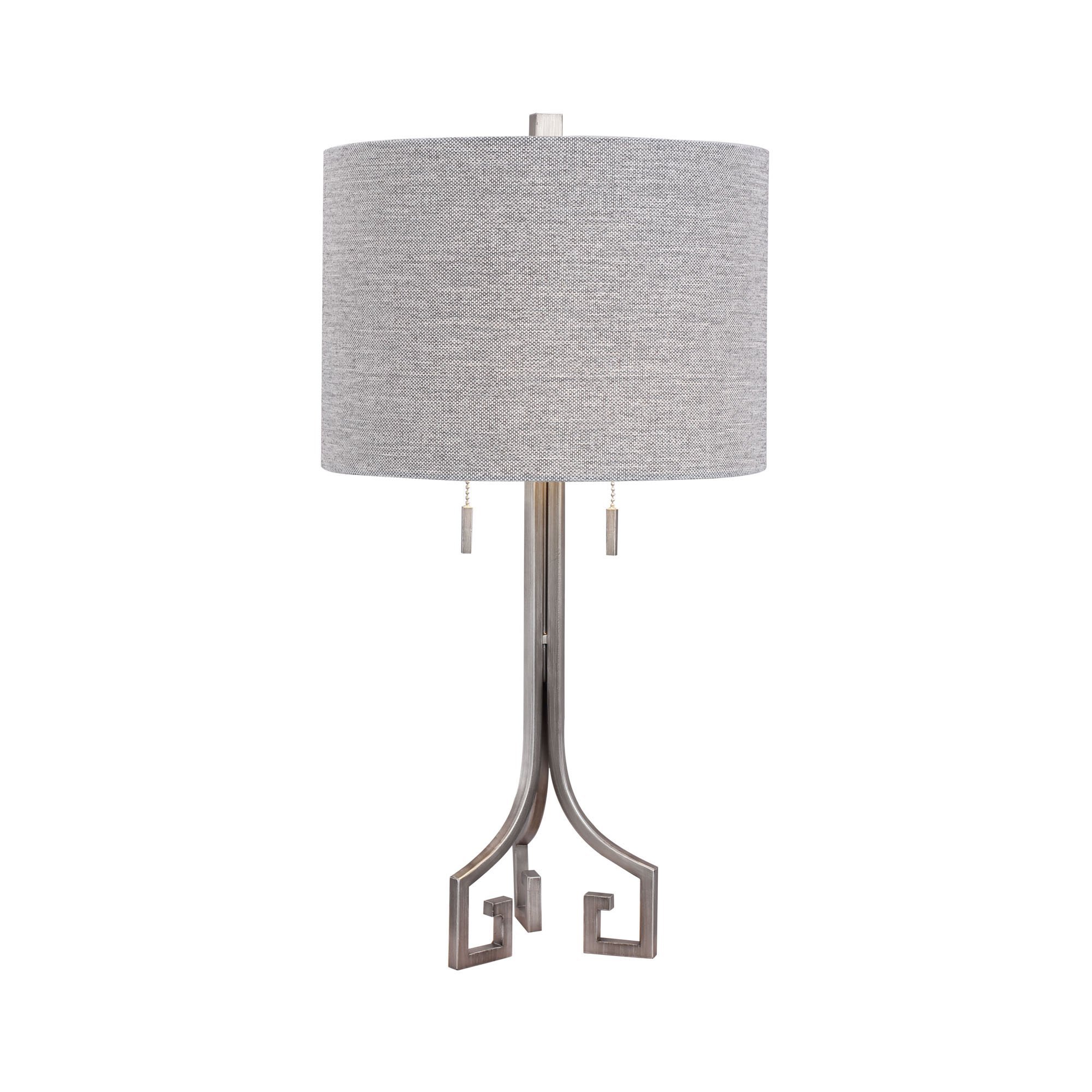 W-1506AS Lamp, 27", Antique Silver