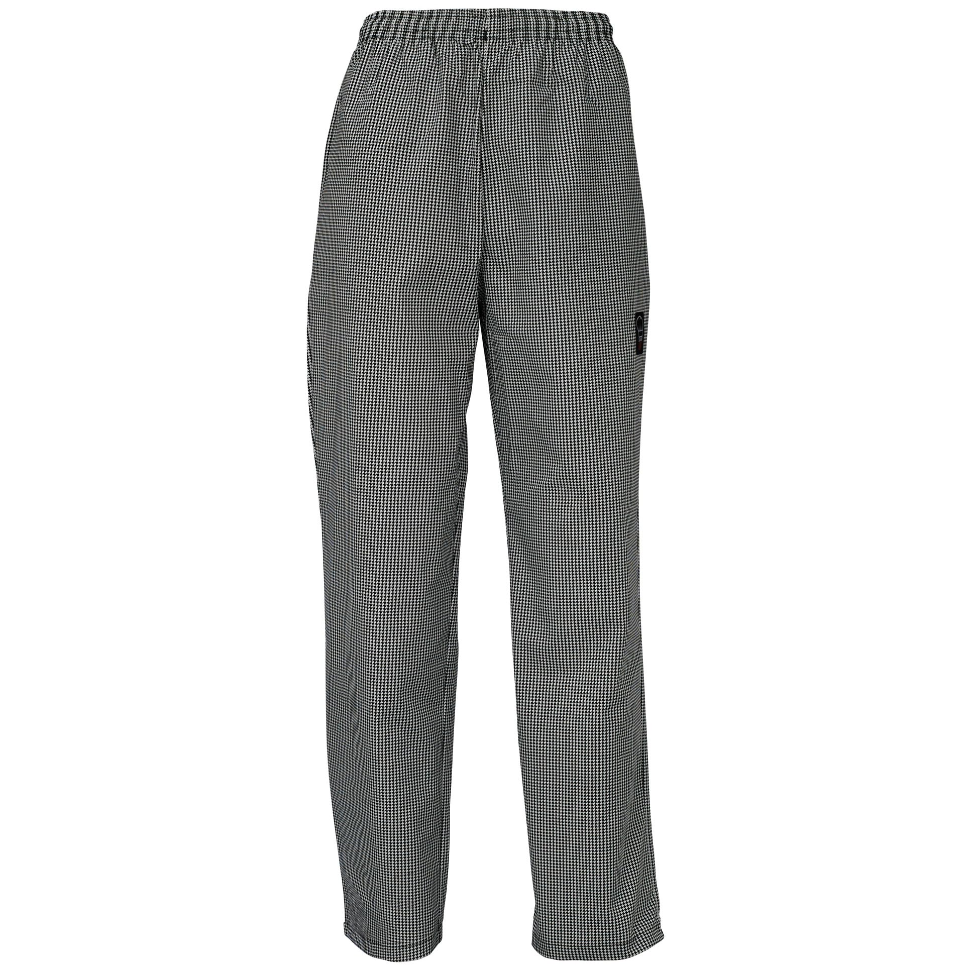 Mens Chef Pants Winco Unisex Chef Pants Houndstooth Poly-Cotton