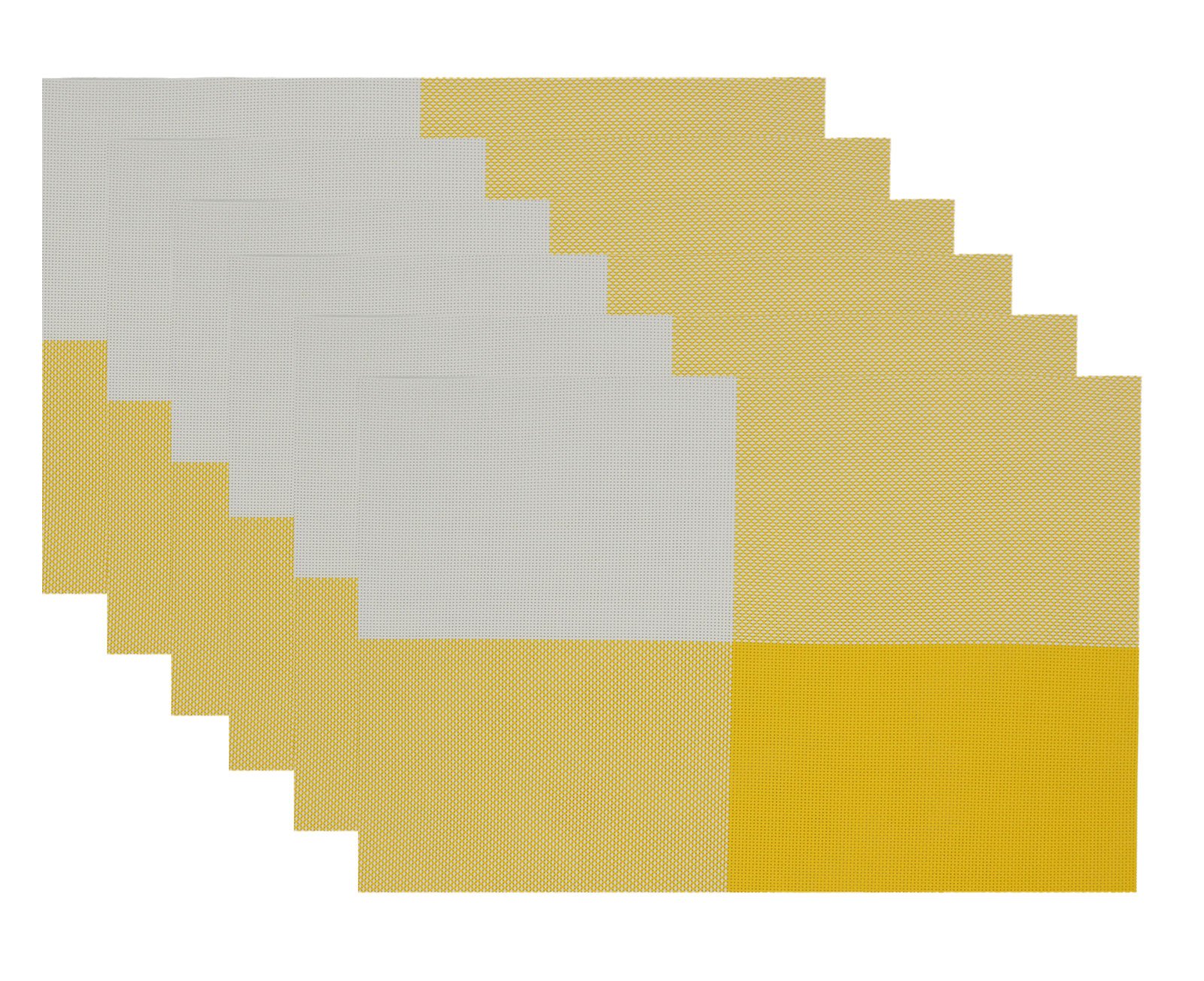 Tovagliette Americane 45X30, Tovagliette Lavabili PVC Oro
