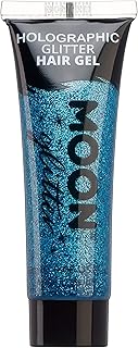 Moon Glitter - Gel para el cabello holográfico con brillantina - 20ml - Azul
