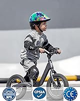 Vista 4 de Cascos para niños y niñas, casco de bicicleta multideportivo ajustable desde niños pequeños hasta jóvenes con certificado CPSC
