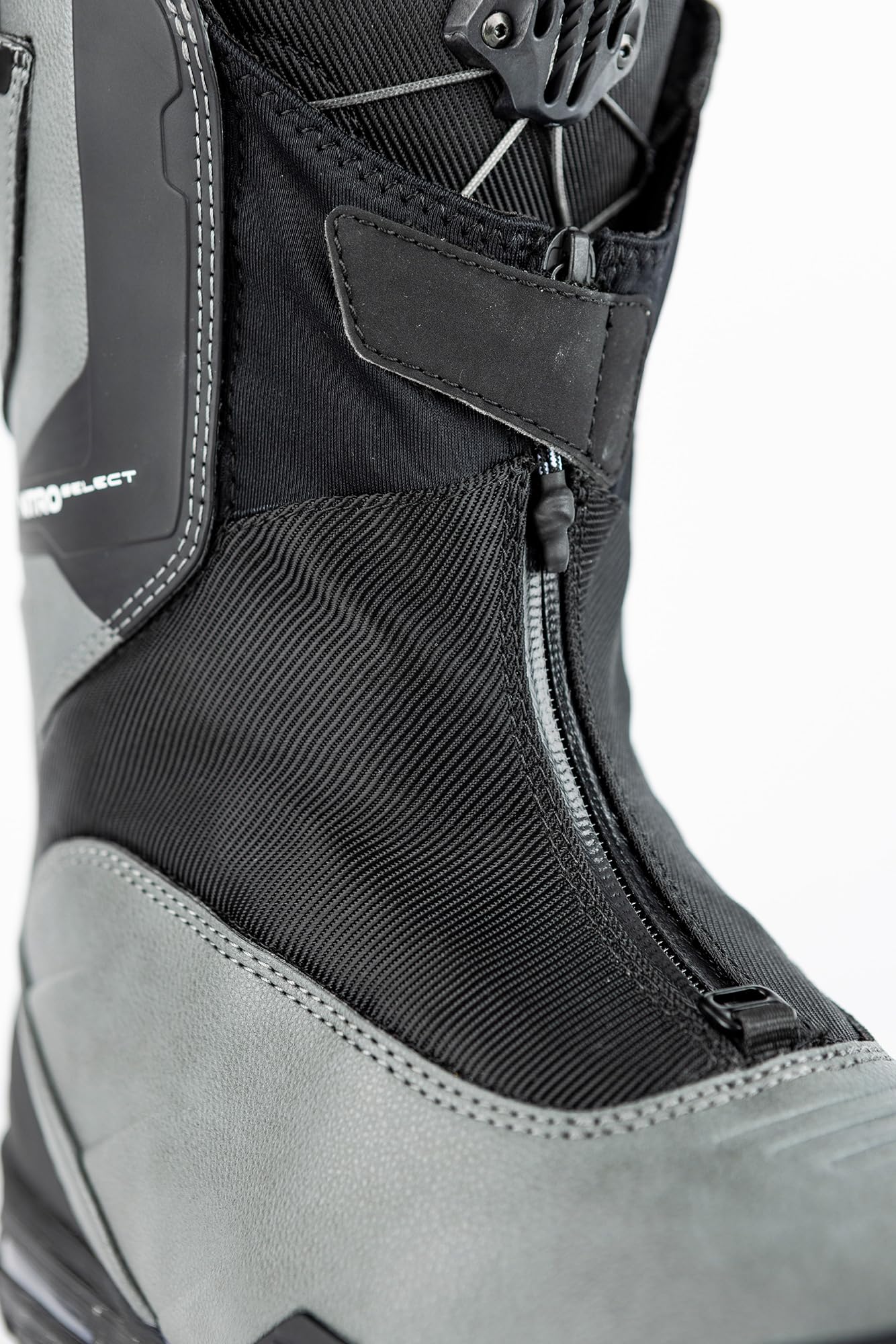 Nitro Bottes de Snowboard Select TLS+ pour Homme, Noir Charbon de Bois, Taille 31