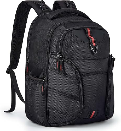 mommore Mochila para pañales, bolsa de pañales para papá con 2 bolsillos laterales aislados, Gris, Mochila para laptop