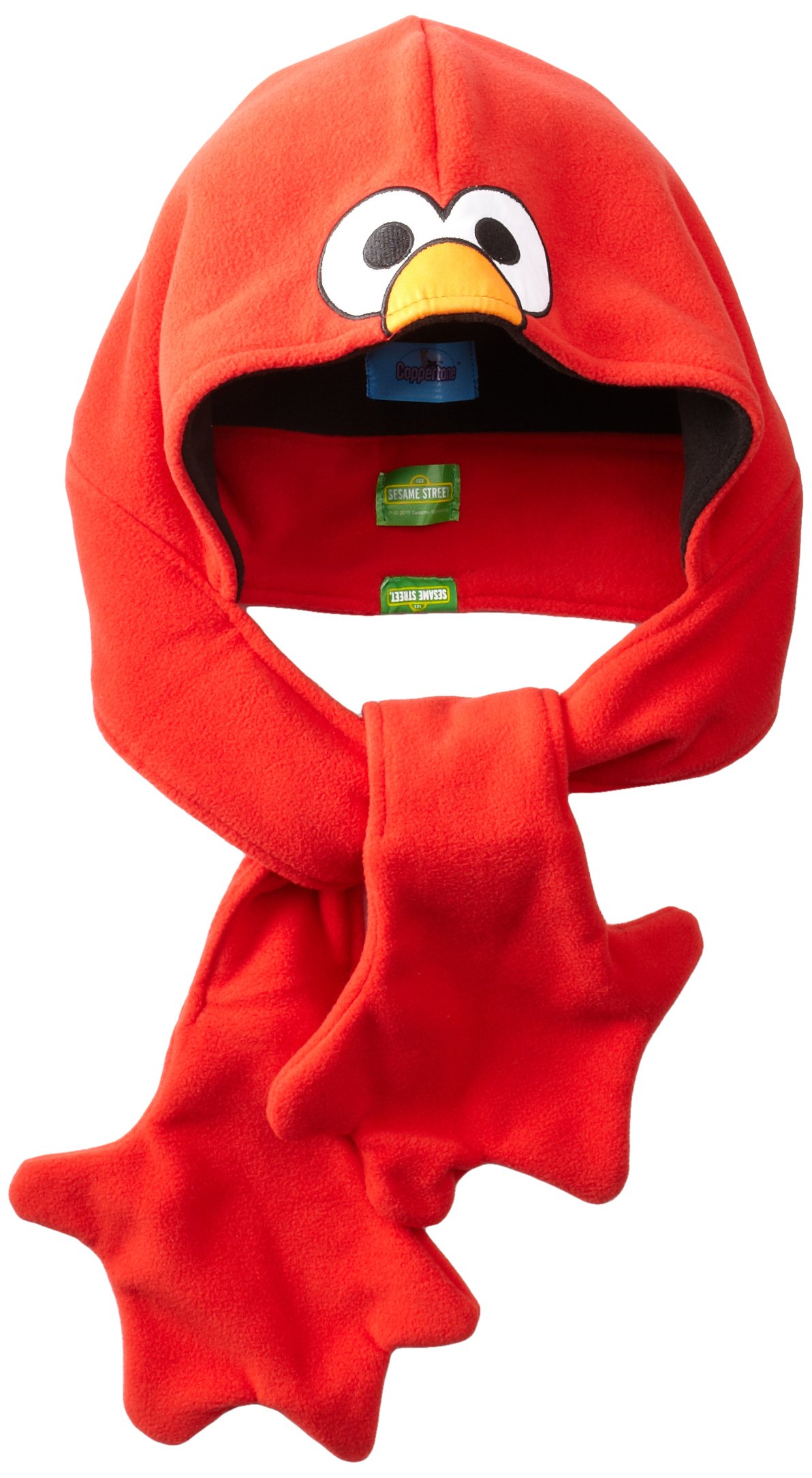 Écharpe polaire Elmo Sesame Street pour petit garçon bleue marine douce et chaude