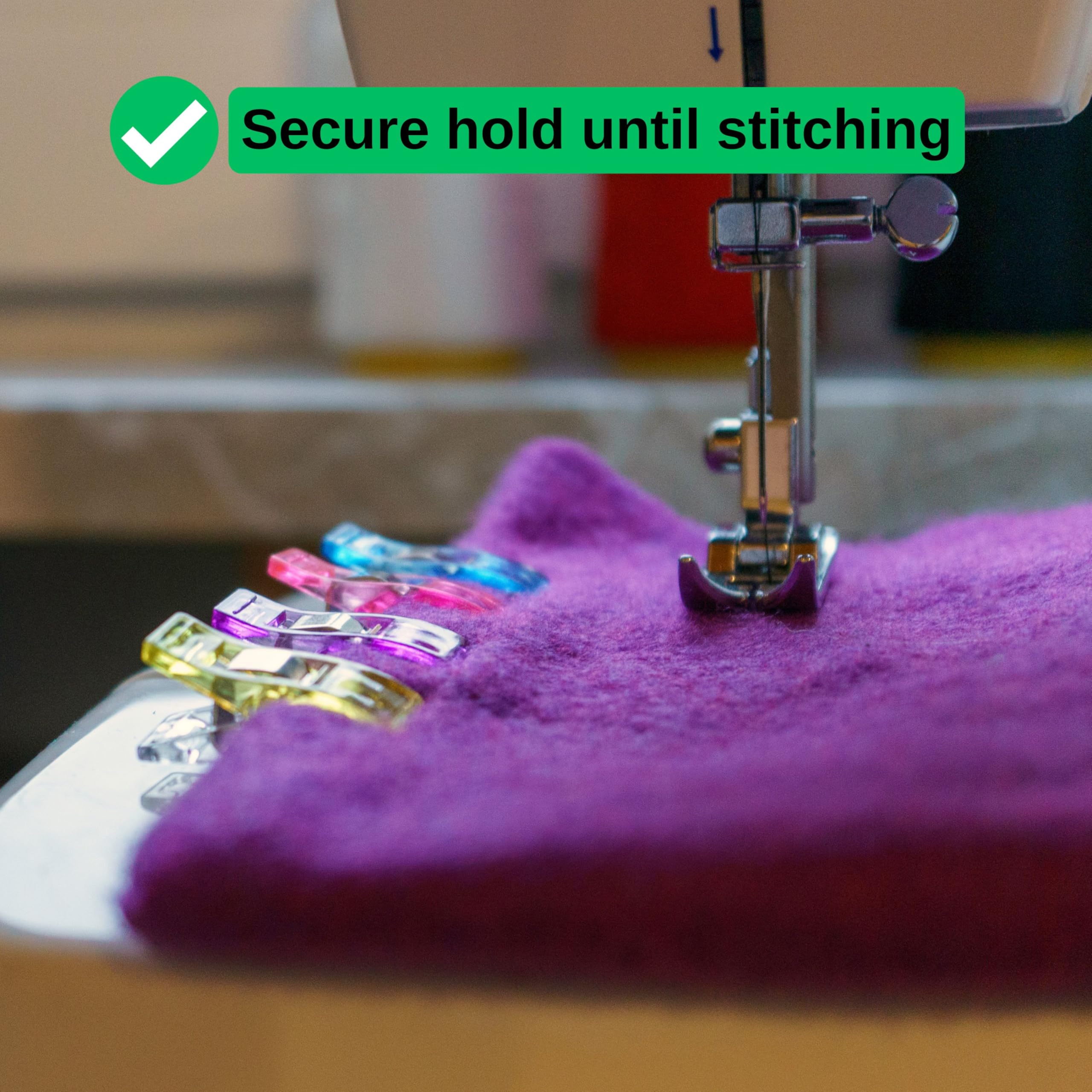 Clip da cucito, Mollette per stoffa, confezione da 30, accessori per macchina da cucire
