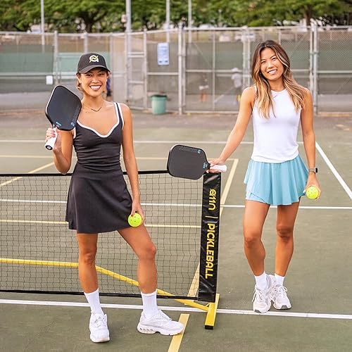 Miniatura 8 de A11N 2024 Carry C7 Pickleball Paddle con cubierta de pala, superficie de fibra de carbono, estilo minimalista