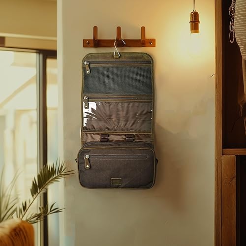 Miniatura 6 de LEATHER VILLAGE DOPP-3, Marrón (Mud Brown) Marrón (Mud Brown),Marrón,Mora marrón,https://www.amazon.com/dp/undefined