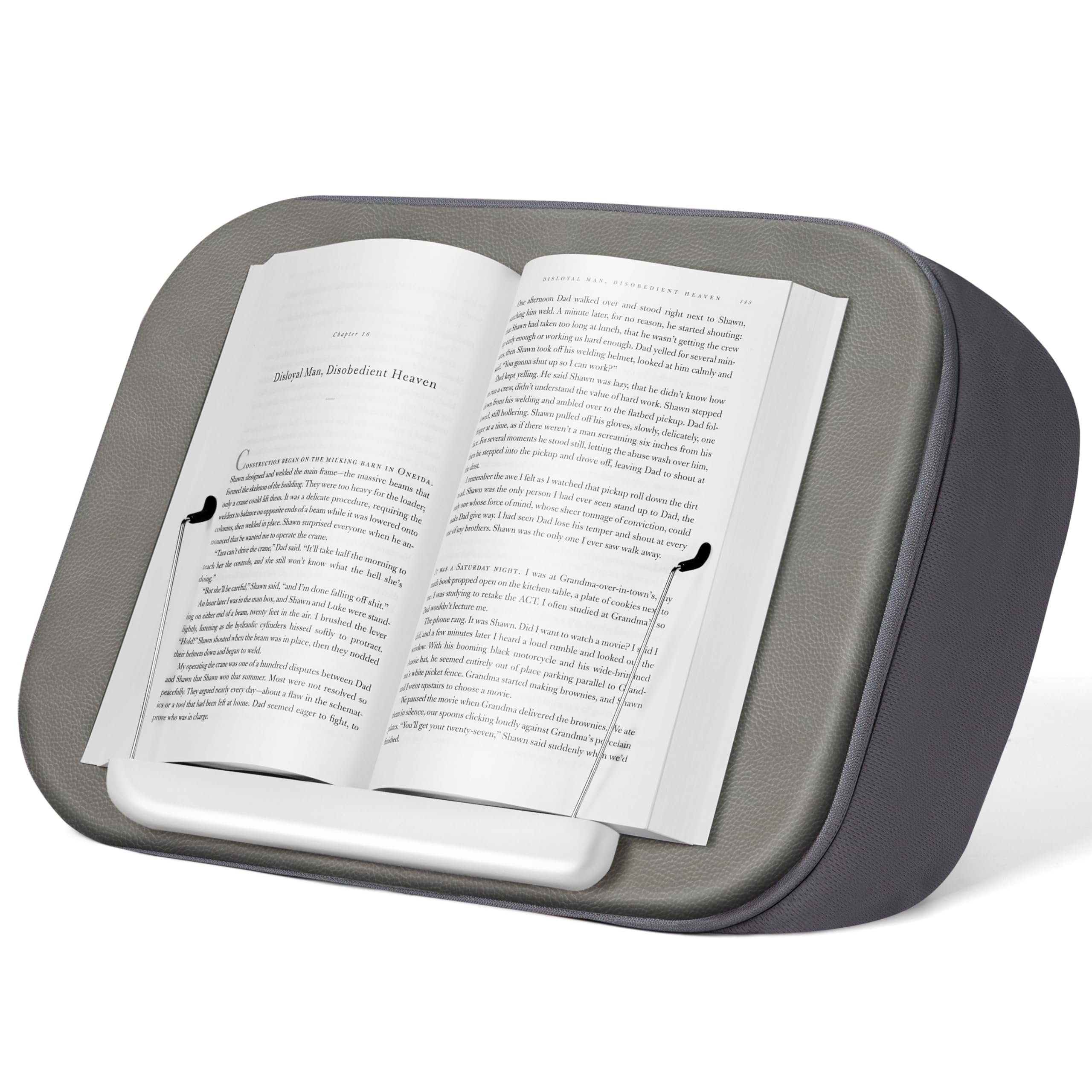 InnoGear Lap Sitzsack-Kissenständer, Buchhalter, freihändige Tablet-Halterung, gemütlich zum Lesen im Bett, Schreibtischzubehör für iPad, Kindle, Bücher, E-Reader