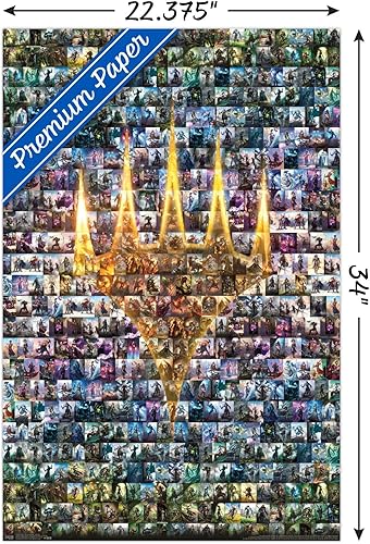 Vista 22 de Trends International Magic: The Gathering - Póster de collage de pared, 22.375 x 34 pulgadas, versión sin marco Versión sin marco,Paquete de póster