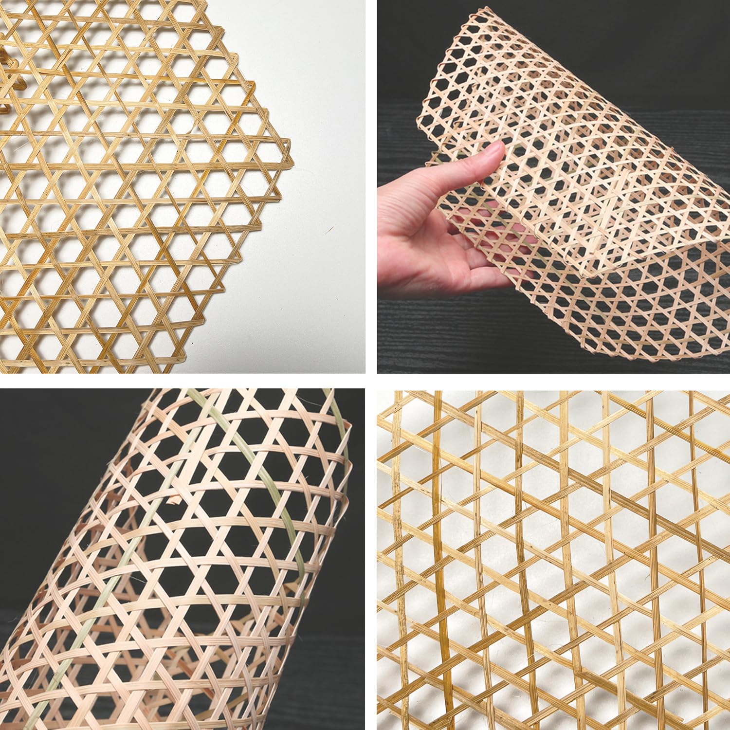 Vaporera Bambu Steamer Mat Tapete De Bambú - 6 Piezas, Hexagonal, Reutilizable Horno Cocinar Vapor, para Adecuado Freír Alimentos, Decorar Platos Creativos, Sopa, etc