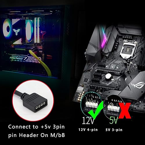 Miniatura 6 de GELRHONR Cable divisor RGB de 12 V, 4 pines, conector de tira LED, divisor de 4 pines RGB de 1 a 4, conector de luz de cinta LED 5050, cable de