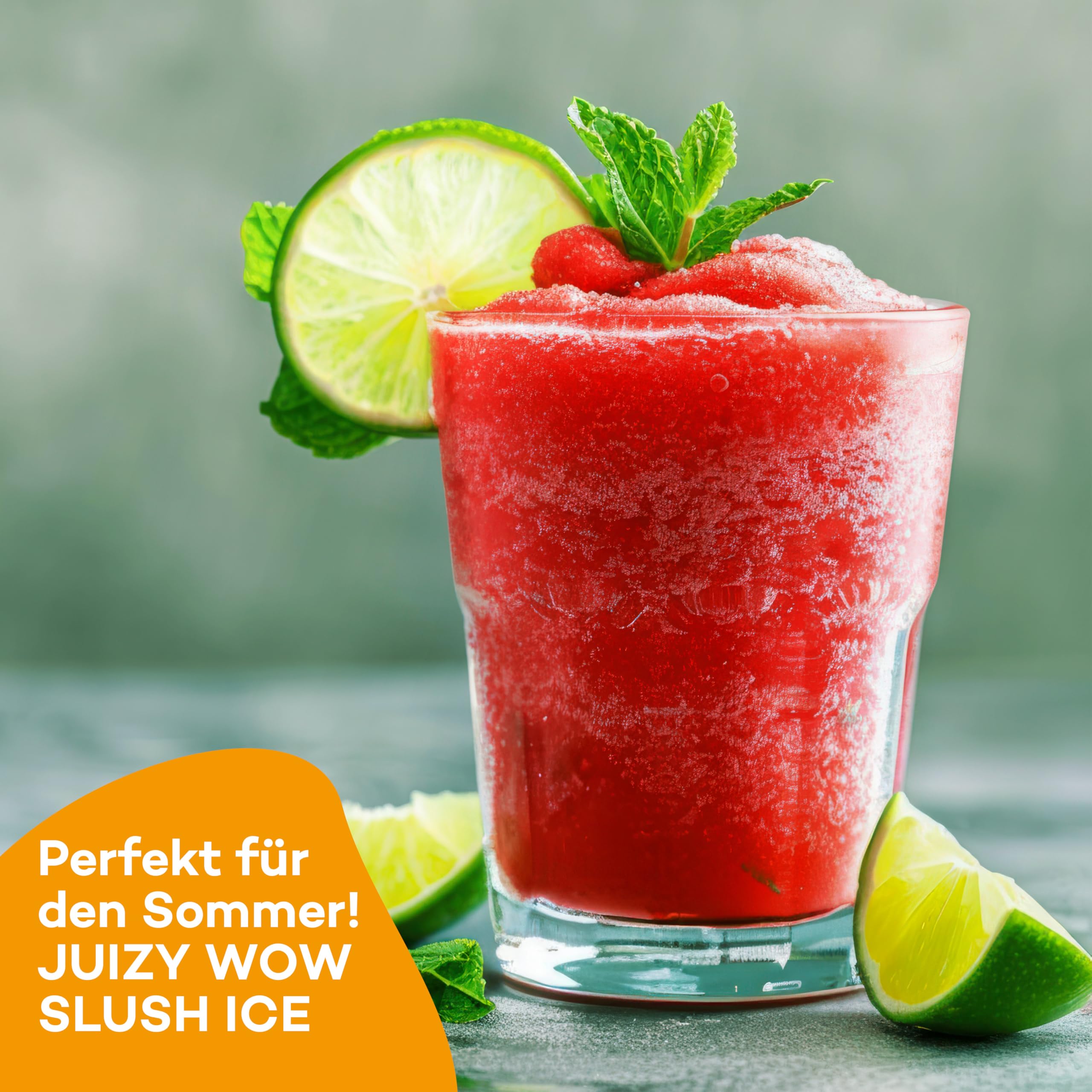 JUIZY WOW Mango Tropical - Zuckerfreier Getränkesirup | Natürlicher Geschmack - Low Calorie | Veganes 4er Bundle - 4 x 65ml | 32 Liter Fertiggetränk von JULIENCO