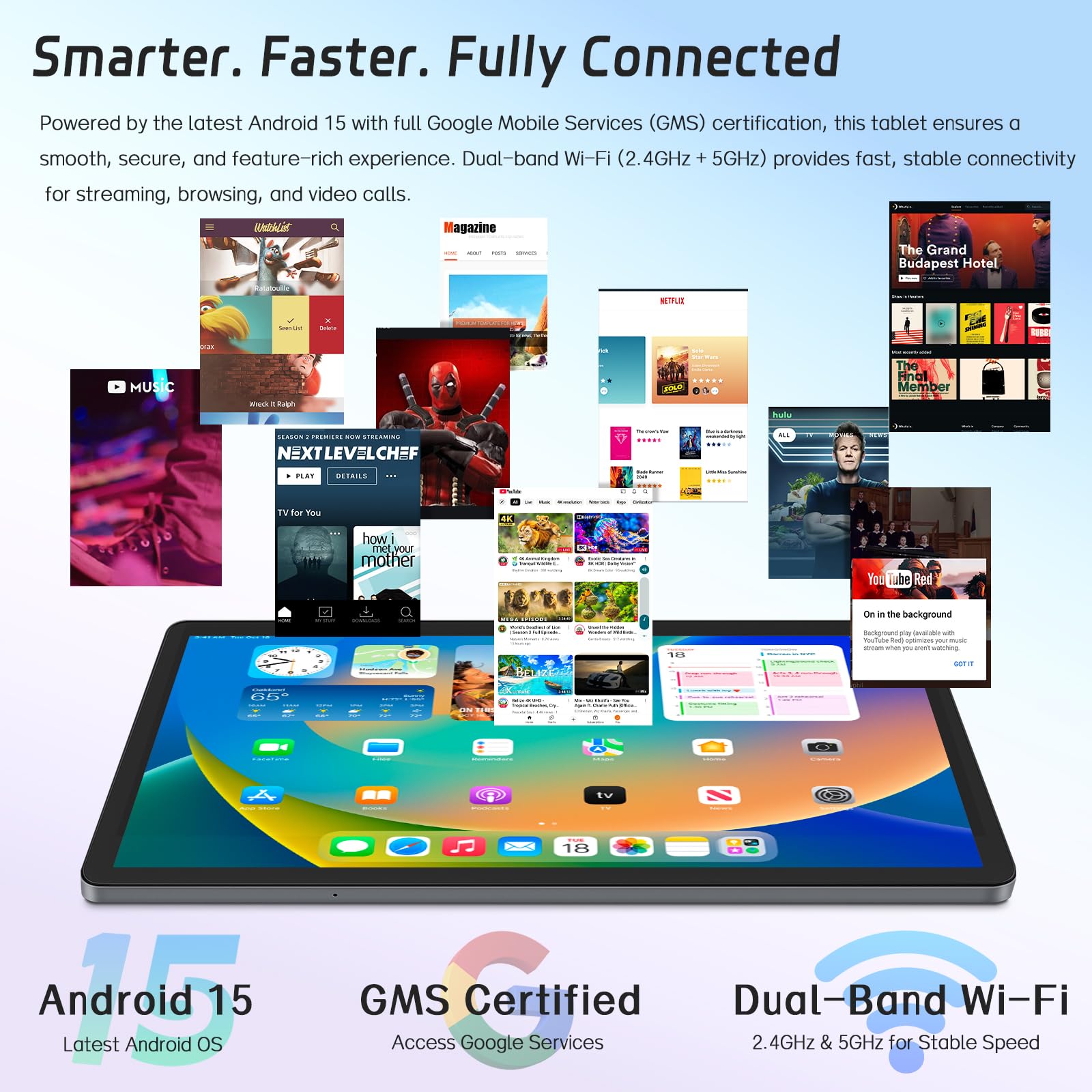 Amazon.com : Tablet, 11 Inch Android 15 Tablet with 12GB RAM 128GB