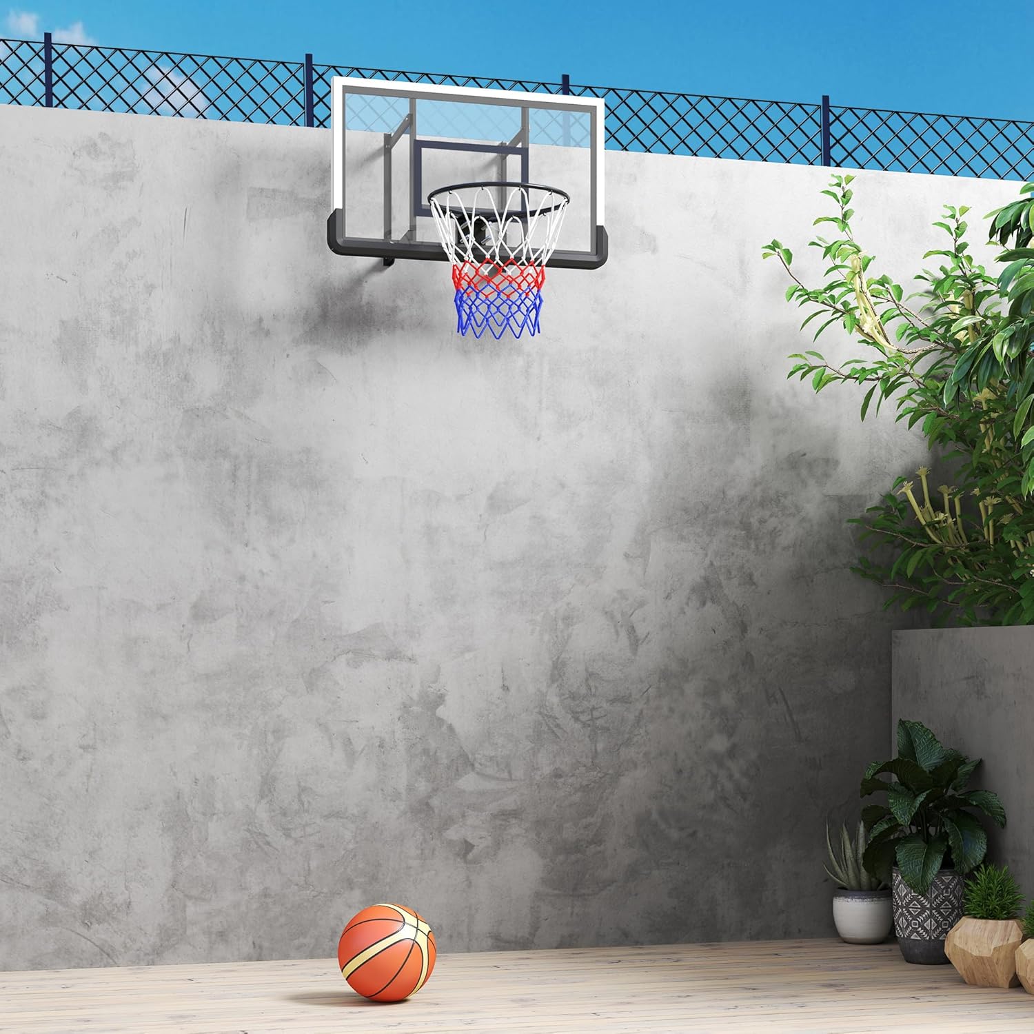 Components of the SPORTNOW Basketball Hoop