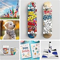 Vista 7 de CALCA Rollo de papel de sublimación de tinte de 36 pulgadas x 328 pies, papel de transferencia de calor de formato ancho, rollo de papel