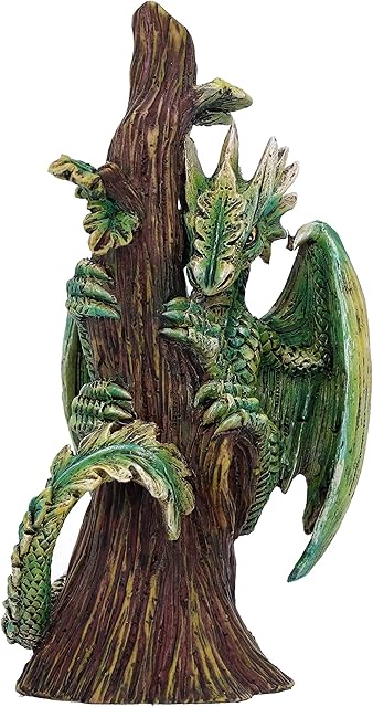 Nemesis Now Anne Stokes Age Small Forest Dragon Figurine, Green