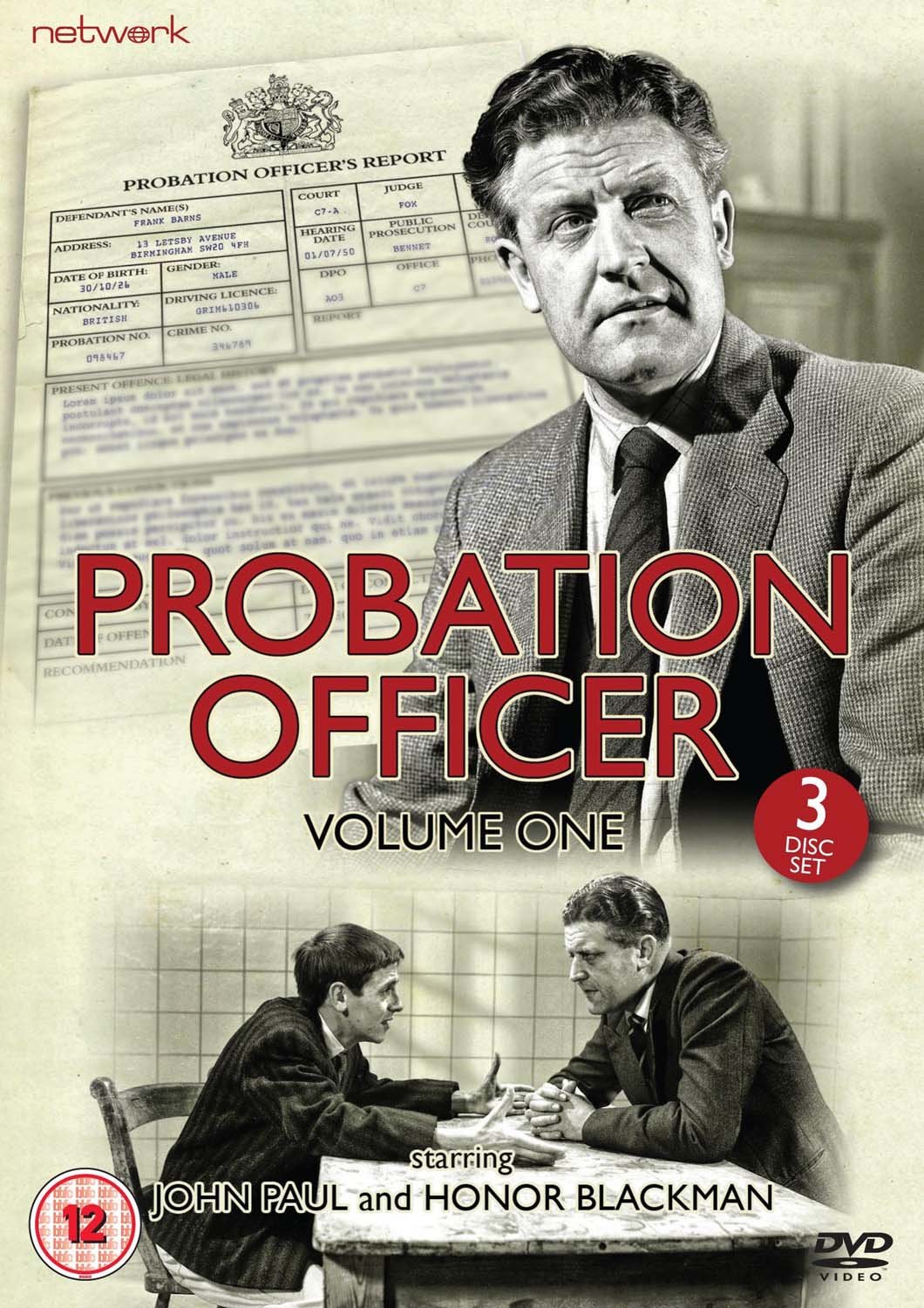 Película en DVD Probation Officer comedia del Reino Unido en disco físico