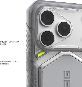 UAG Monarch Pro for iPhone 18 Pro Case/iPhone 17 Pro Case, VEIL Ice