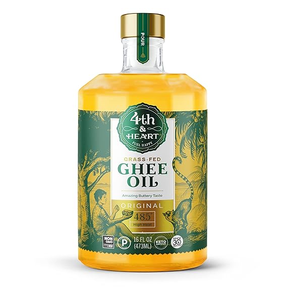 Original High Heat Cooking Oil by 4th & Heart Blend of