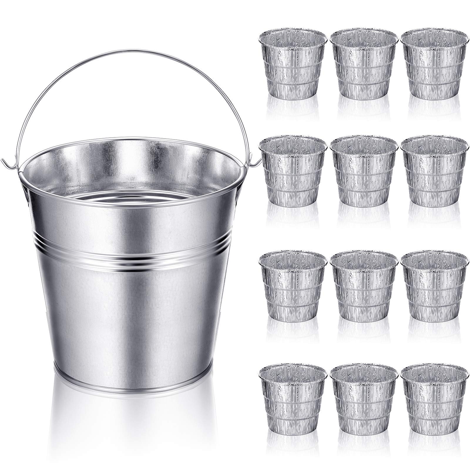 Seau à graisse pour grille de barbecue avec 12 recharges Patelai