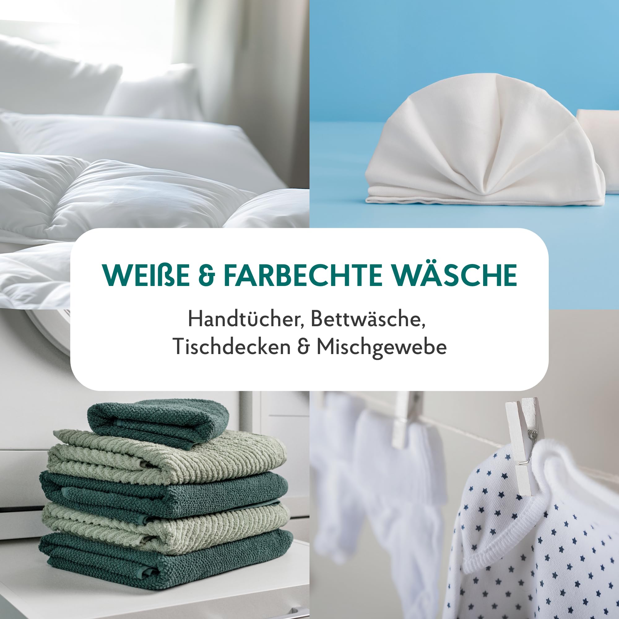 HAKA Vollwaschmittel Pulver, 3 kg (77 WL), kraftvolle Fleckentfernung für strahlend weiße & farbechte Wäsche, Universalwaschmittel, hygienische Frische, vegan, hautfreundlich
