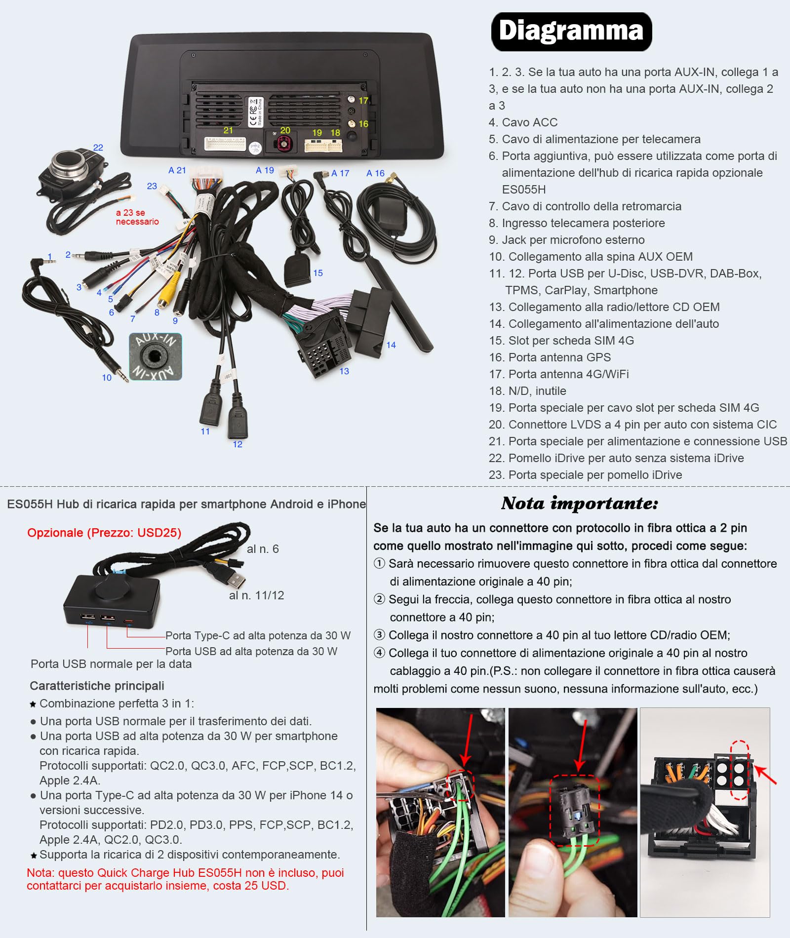 Erisin 12,3"8+128GB Android 16 Autoradio Carplay per BMW X1 E84 Sistema CIC | Snapdragon 668S 8-Core 2K IPS Schermo Wireless GPS Navigatore WiFi DAB+ Bluetooth 5.1 OEM Radio Canbus Idrive