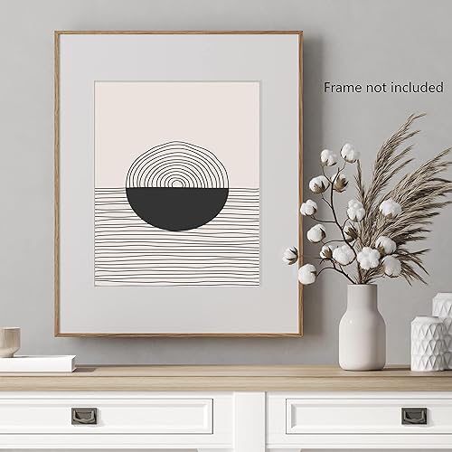 Miniatura 4 de Impresiones artísticas abstractas de estilo bohemio para pared, sala de estar, baño, dormitorio, decoración de pared moderna de mediados de siglo,