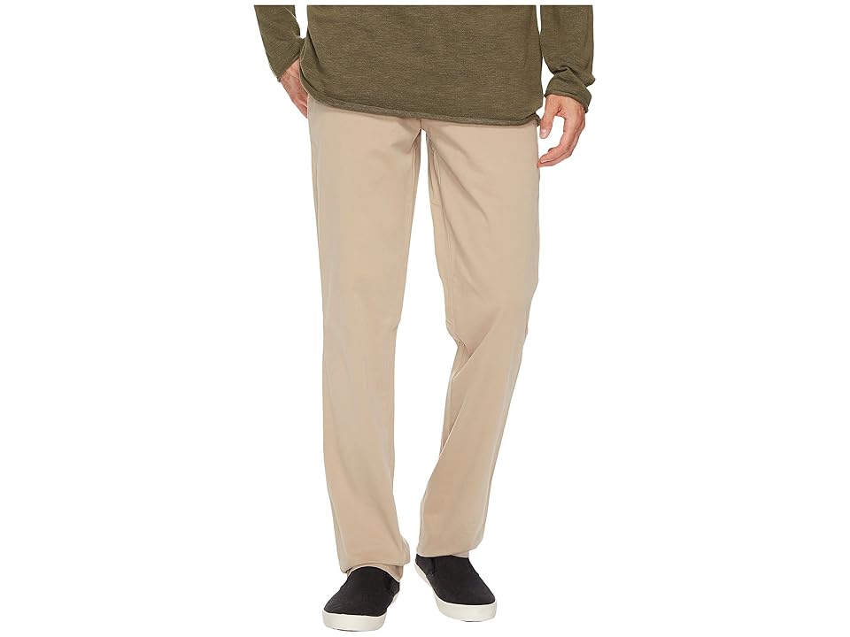 

Vintage 1946 Compact Cotton Stretch Twill Flat Front (Khaki) Men's Casual Pants