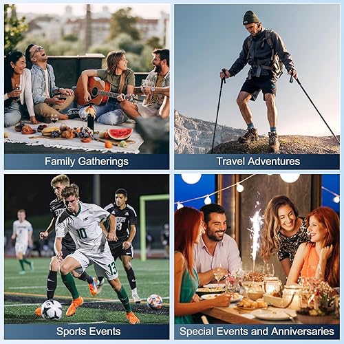 Miniatura 7 de Cámara de video de videocámara 5K 48MP - WiFi, enfoque automático de zoom 16X, pantalla IPS de 3" 270°, grabadora de cámara de vlogging