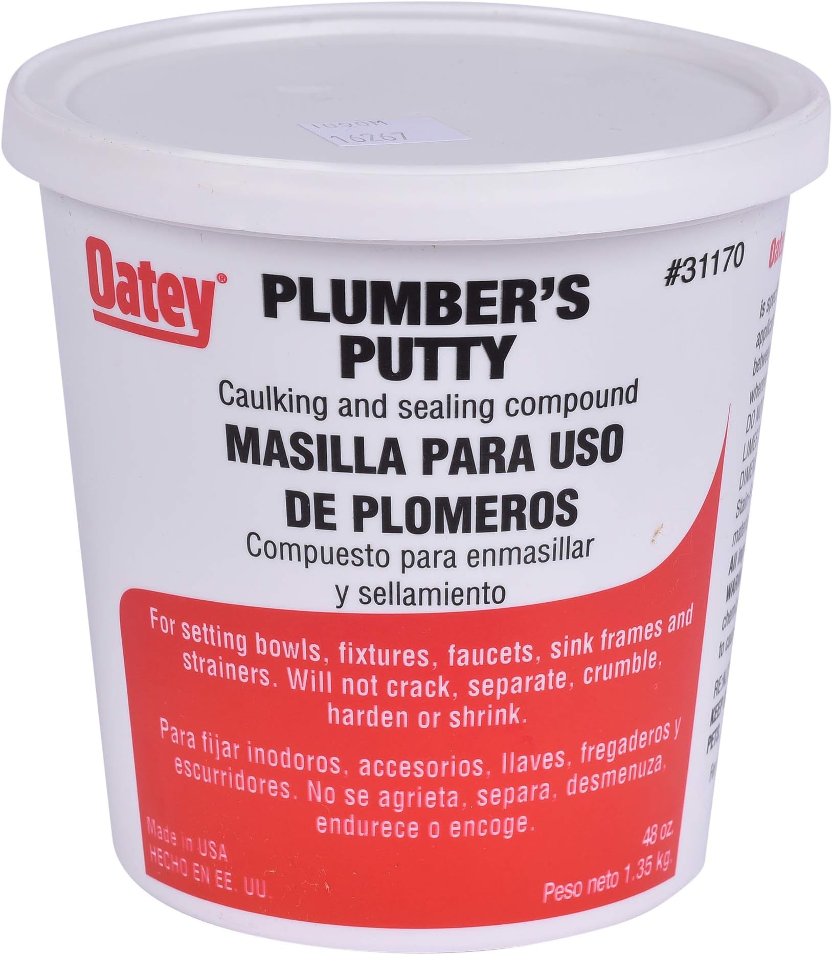 31170 3 lb. Flexible Plumber's Putty