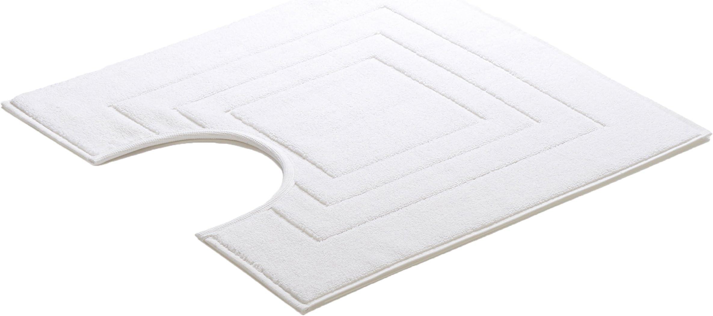 Vossen Calypso Badeteppich Pedestal Mat, White, 59x59 cm