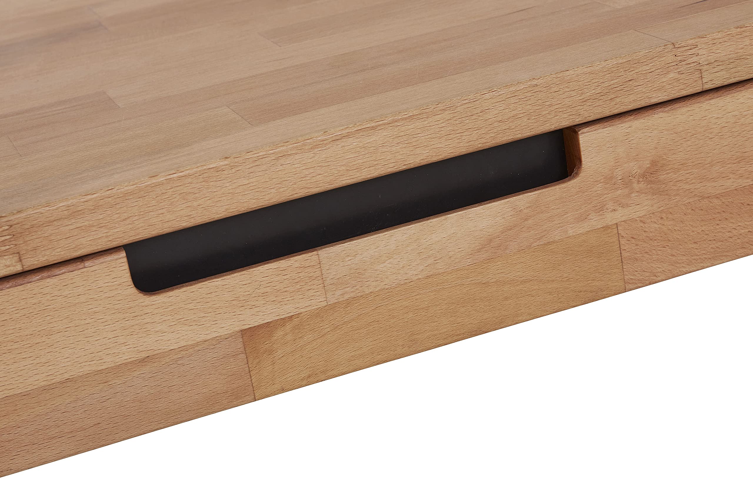 Schreibtisch mit Schublade Buche massiv geölt 140x70 cm