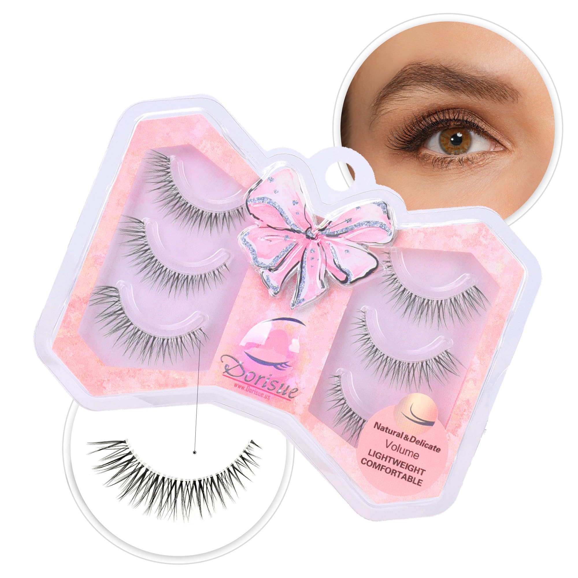 Dorisueeyelashes Cateye shape Light volume elegant natural Foxying effect Lashes extensions