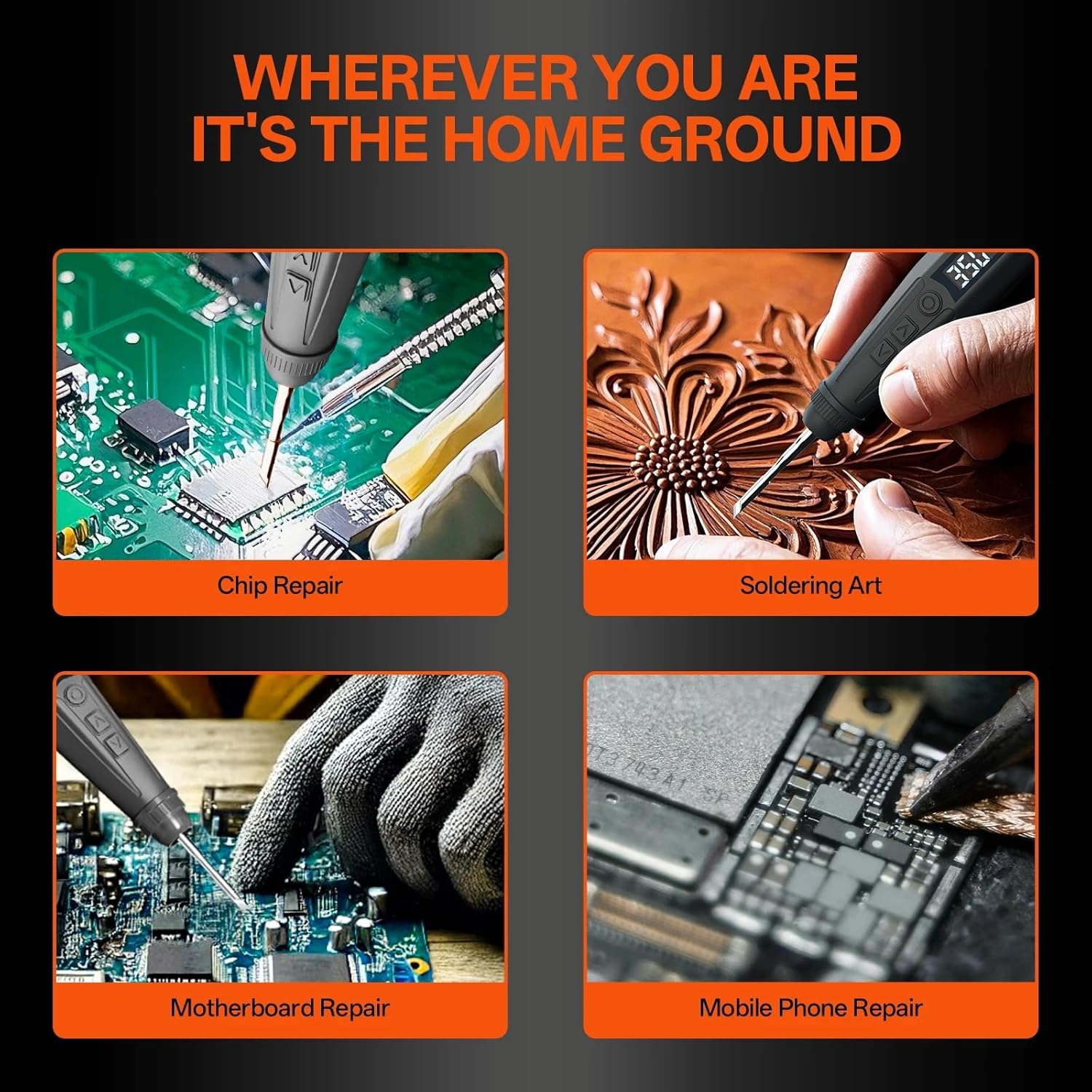 BK210 Intelligent Electric Soldering Iron Portable Lithium Iron Kit Fast Heat Solder Exclude Battery Cautin(Bk 210)