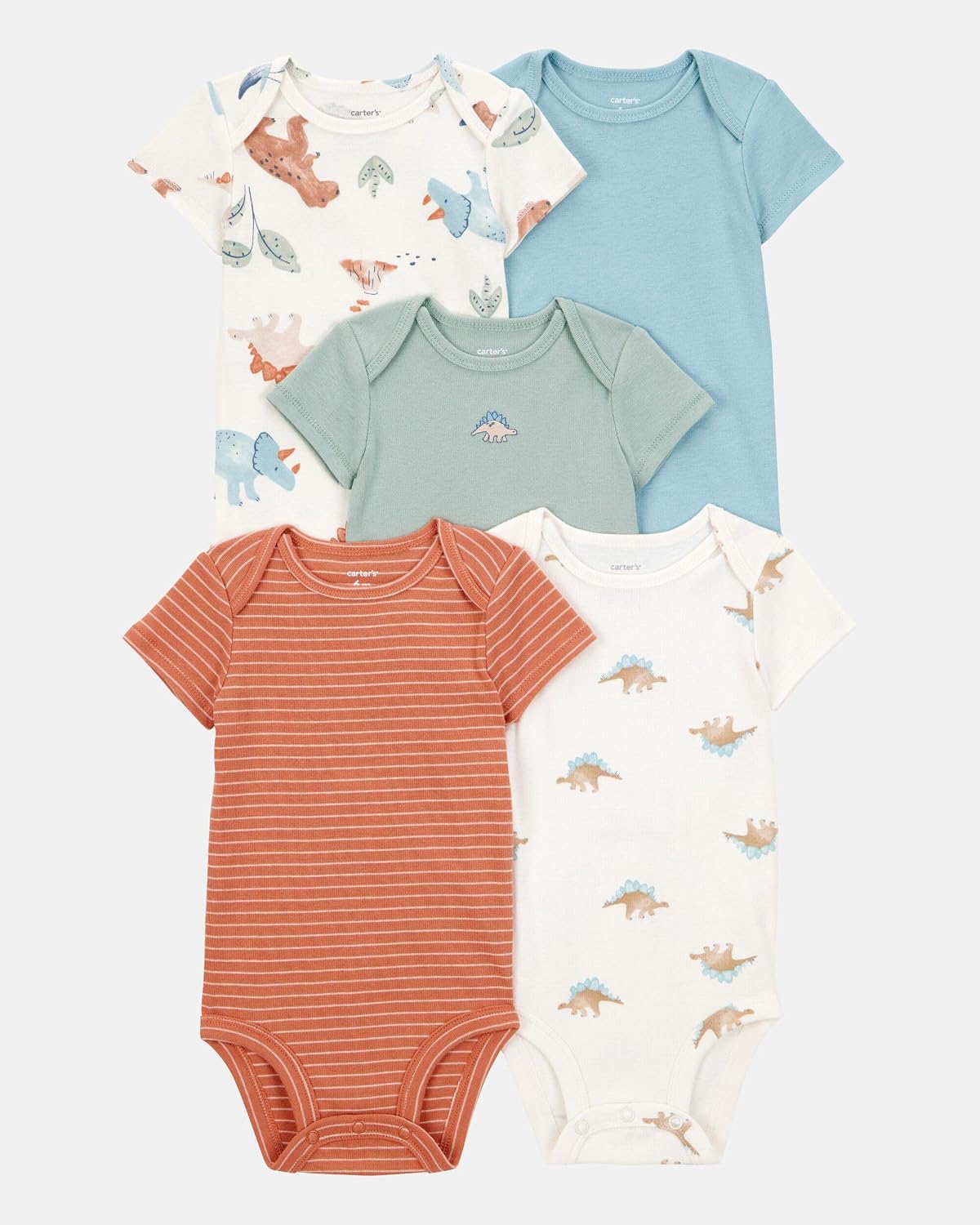 Carter's Baby Boys 5-Pack Original Short Sleeve Bodysuits