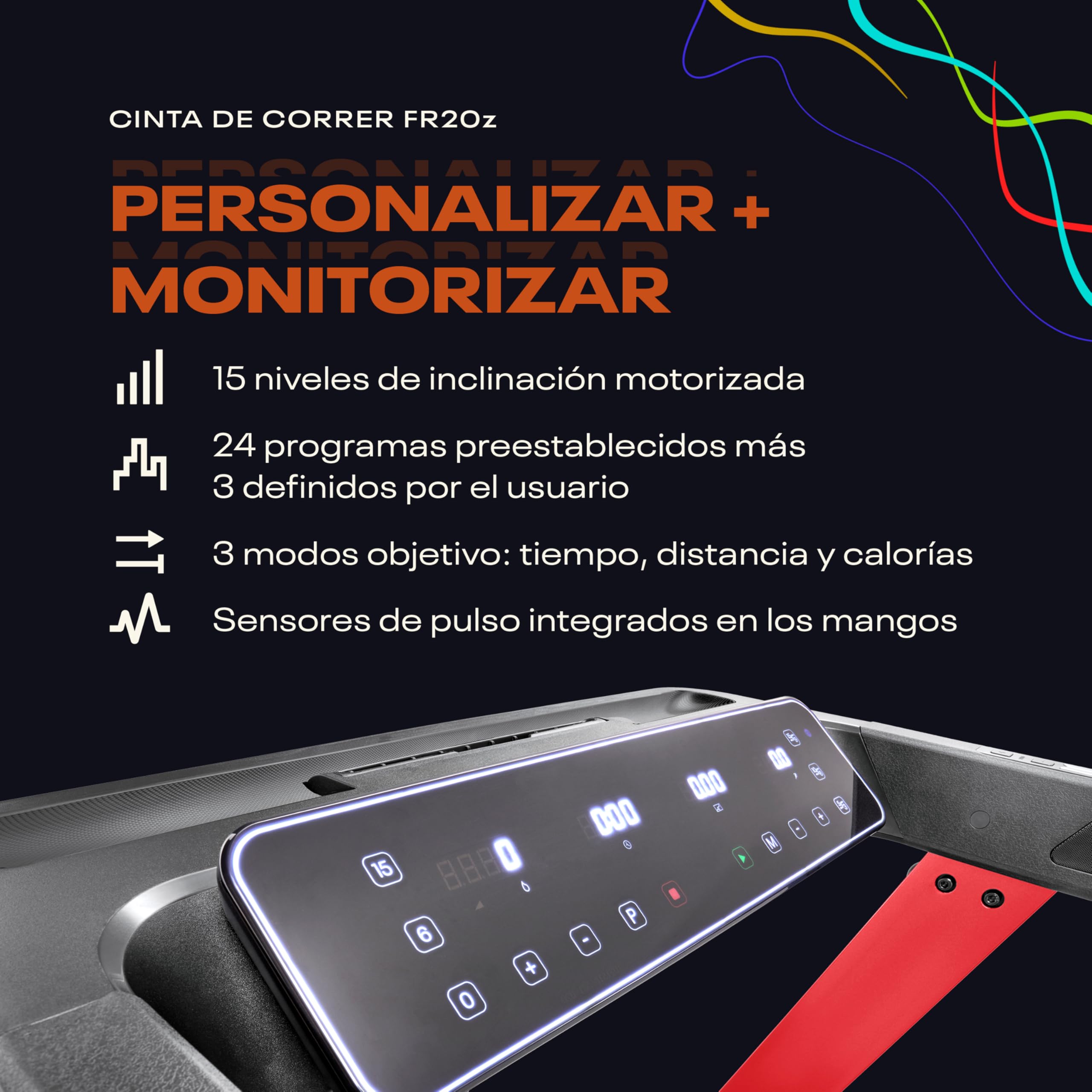 Cinta de Correr Reebok FR30z/FR20z Floatride - Zwift y Kinomap - Unisex-Adulto