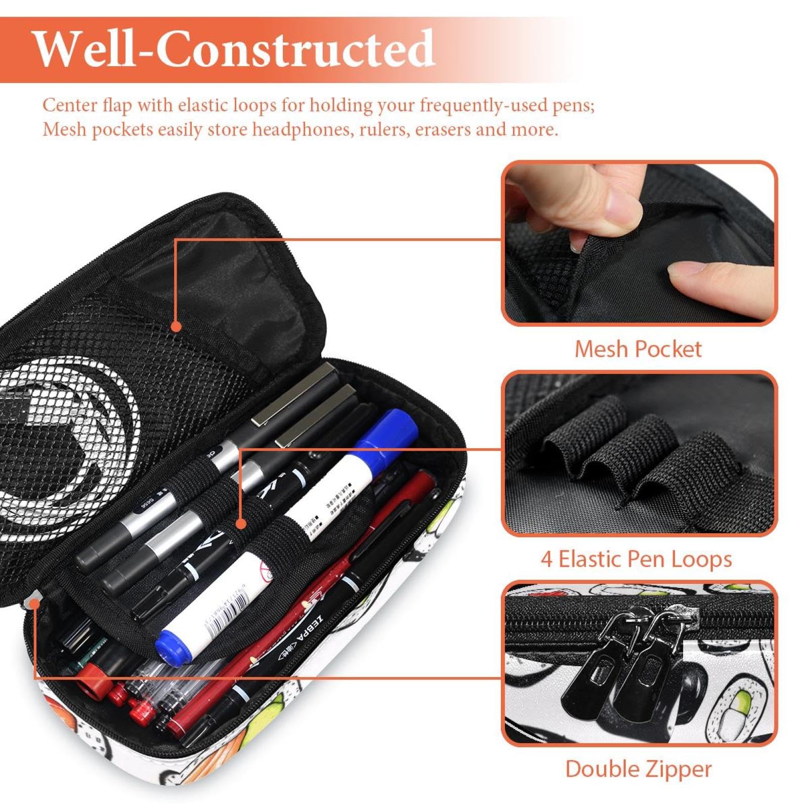 Set di zaino scolastico con borsa per il pranzo e astuccio, set da 3 pezzi per libri scolastici, zaino da viaggio, zaino casual per adolescenti, ragazze, ragazzi, primaria, junior, medio