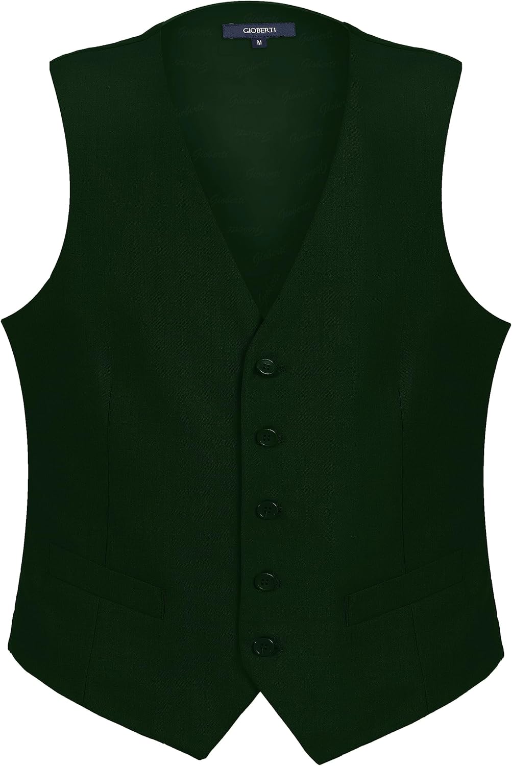 Gioberti men's formal vest with adjustable back strap