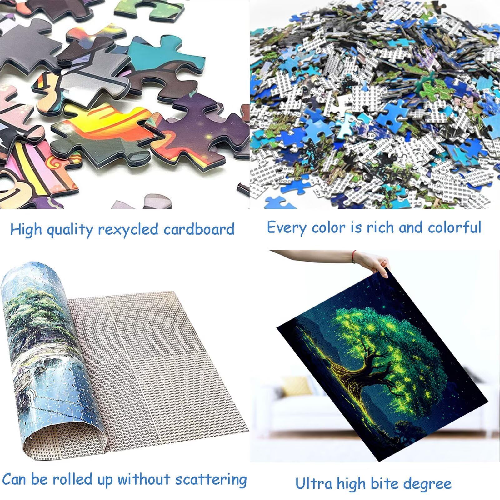 Puzzle 3000 elementów Krajobraz Drzewo dla dorosłych 122 x 81 cm Unikalne Rzemiosło Klasyczna Drewniana układanka 3D do rodzinnych gier aktywnych, układanka zrób to sam do dekoracji ścian domu