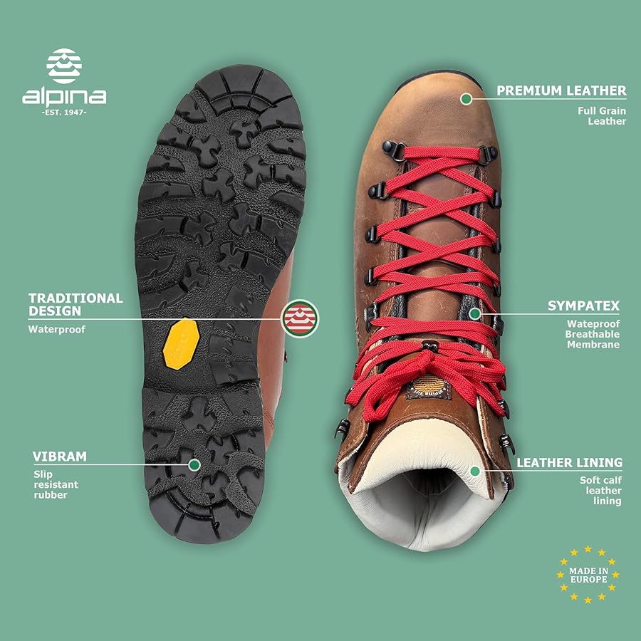 Amazon.com | Alpina LADAKH Men Premium Men's Mountaineering Boots