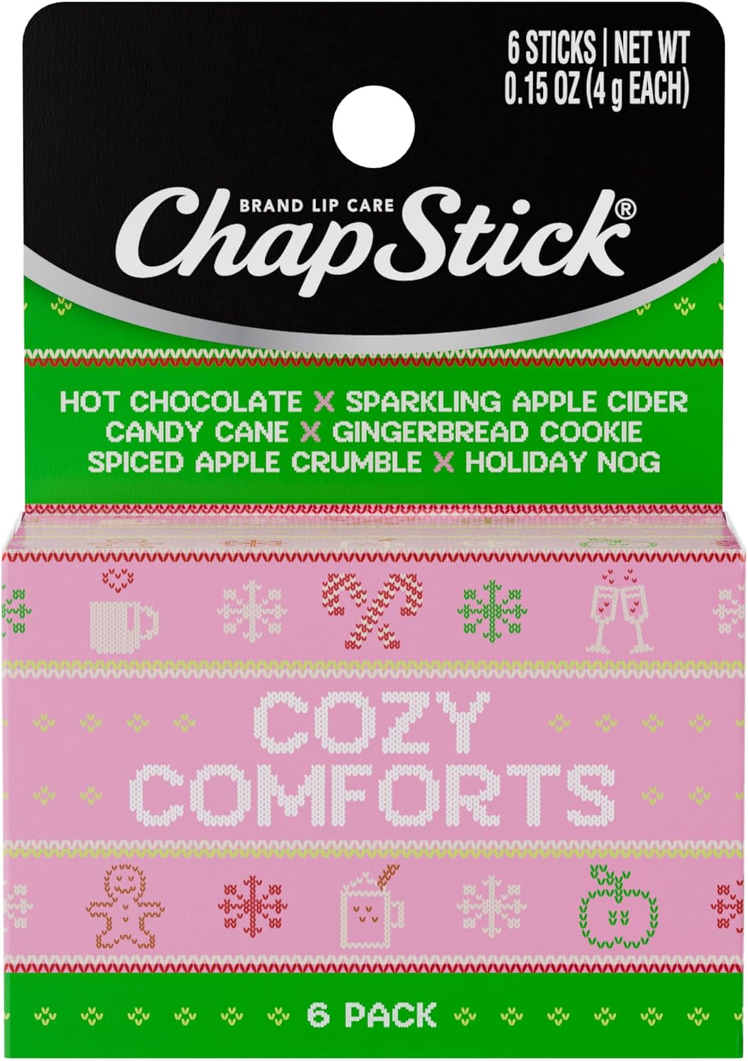 Cozy Lip Care Treat: Holiday ChapStick Set for Soothing Hydration