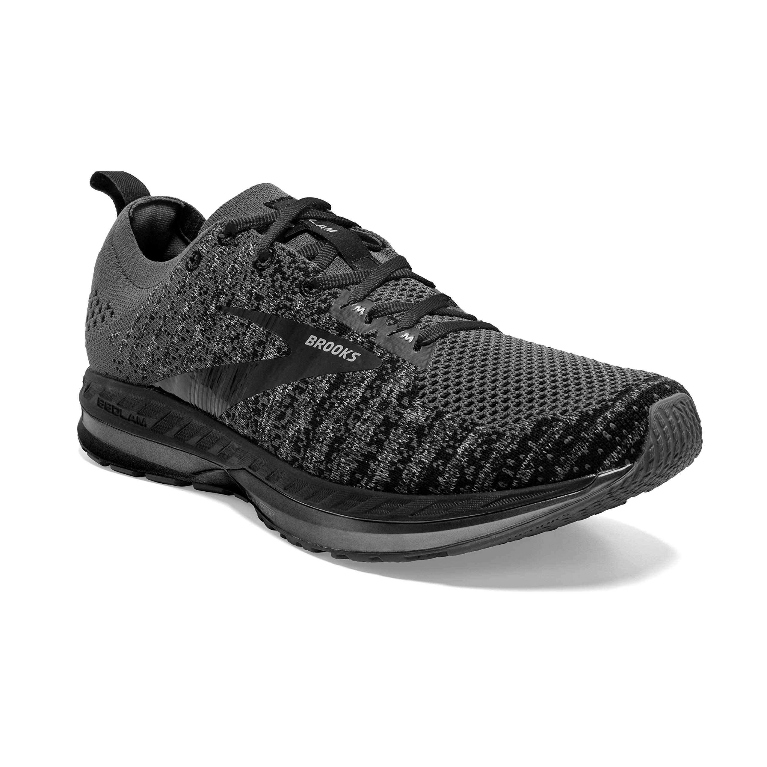 Brooks Mens Bedlam Running Shoe Ebony/Black/Grey D