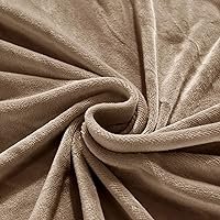 Vista 2 de IMYOGI Fundas de sofá de alta elasticidad en forma de L, 2 fundas de sofá seccionales, una para sofá porción uno para diván, de terciopelo, lavable