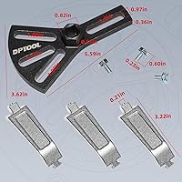 Vista 6 de Herramienta de extracción y reinstalación del anillo de bloqueo de la bomba de combustible, tapa de combustible ajustable, cubierta de tanque de 5.2
