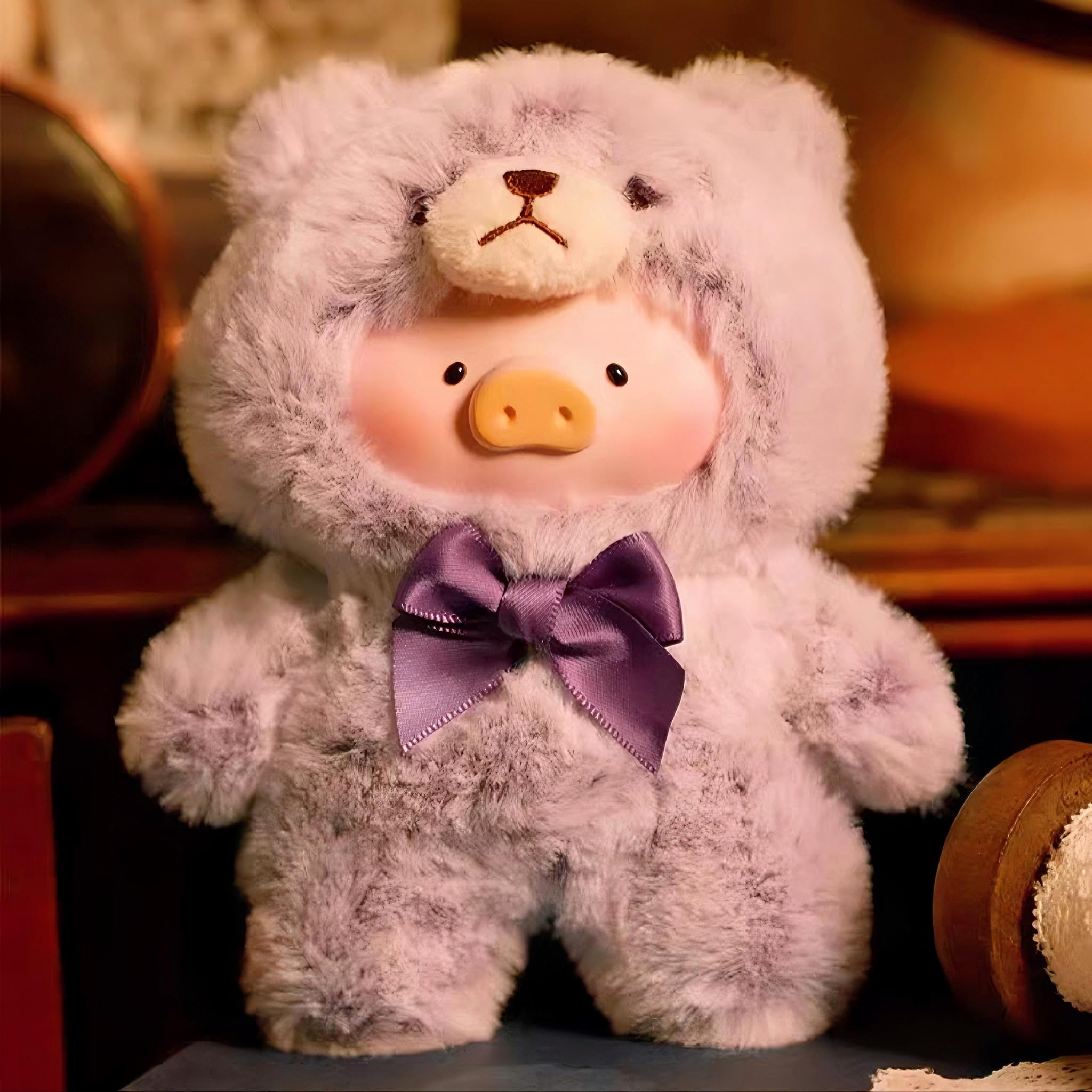 テディベア　羊　ぬいぐるみ　玩具　レトロ　アーティストドール Amazon.co.jp: Briskyjp LULU子豚 レトロテディーのおもちゃ屋シリーズ